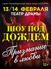 Шоу под дождем «Признание в любви»