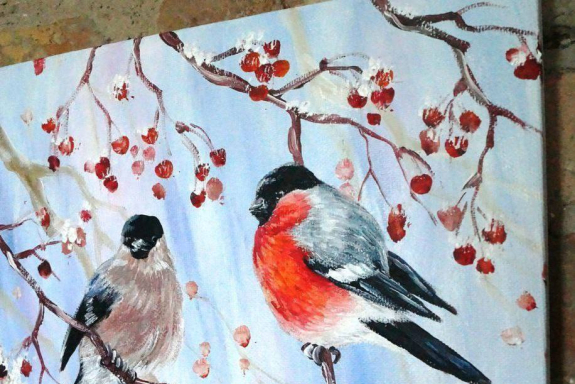 Арт-ивент «Снегири»