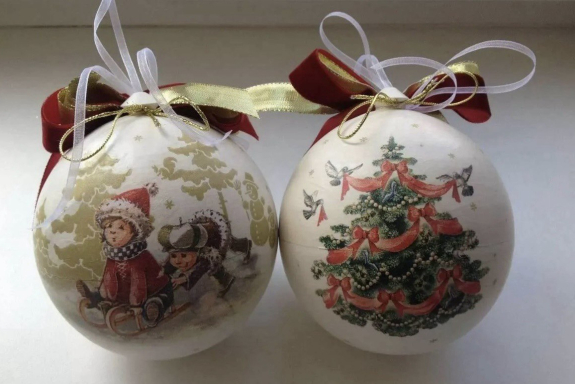 Творческий мастер-класс «Новогодний шар»