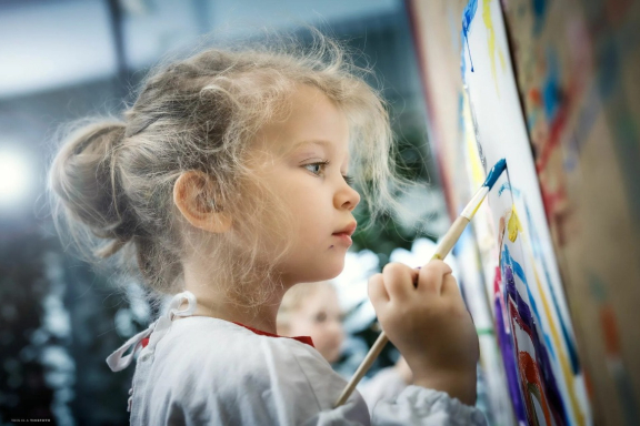 Мастер-класс по живописи «Дед Мороз»