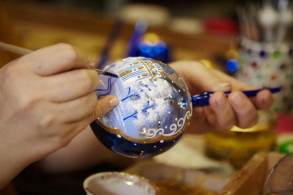 Творческий мастер-класс «Новогодний шар»