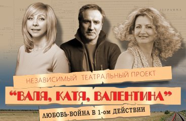 Спектакль «Валя, Катя, Валентина»