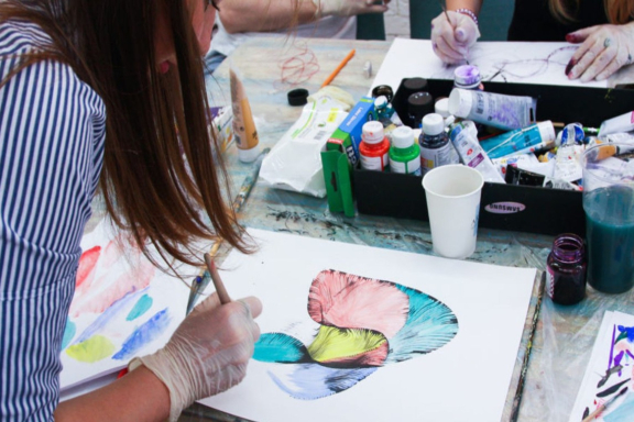 Арт-ивент «Снегири»