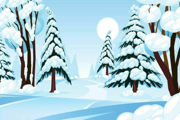 Мастер-класс по живописи «Зимняя сказка»