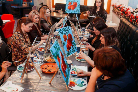 Арт-ивент «Снегири»